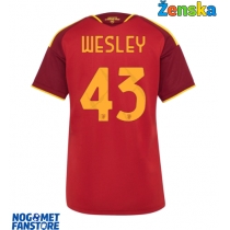 AS Roma Wesley Franca #43 Domaci Dres za Ženska 2026-27 Kratak Rukav